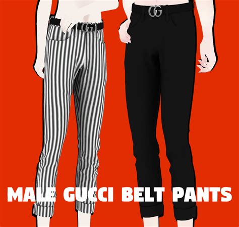 mmd gucci belt|[MMDxDL] Sims 4 Male Gucci Belt Pants .